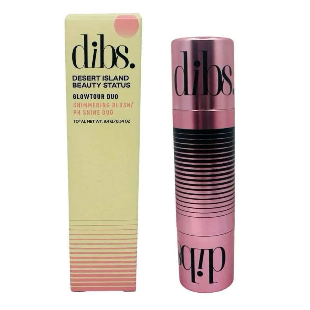 dibs. Desert Island Beauty Status GlowTour Shimmering Blush / PH Shine Duo